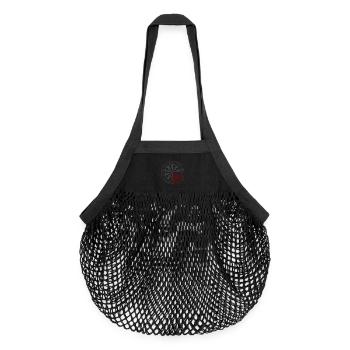 Darts 180 Dartboard Vintage - Organic Mesh Shopping Bag - black - Front