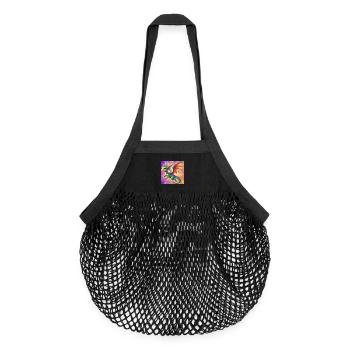 dragon - Sac de courses en mesh bio - noir - Devant