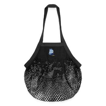 Seine et Marne 77 - Organic Mesh Shopping Bag - black - Front