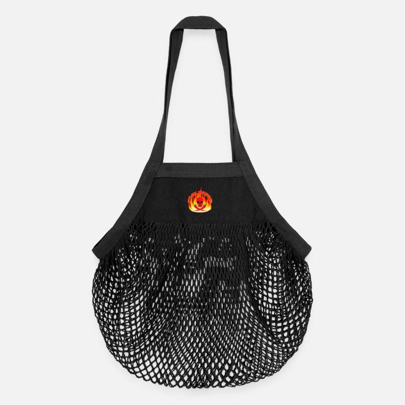 Roi du Chili - Sac de courses en mesh bio - noir