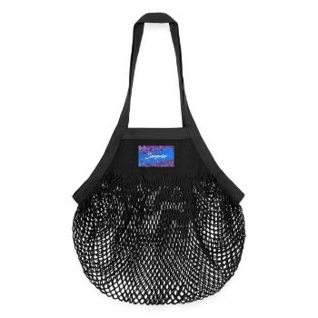 Surprise Éclat Coloré - Sac de courses en mesh bio - noir - Devant