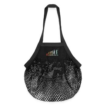 Painter Varnisher Evolution - Organic Mesh Shopping Bag - black - Front