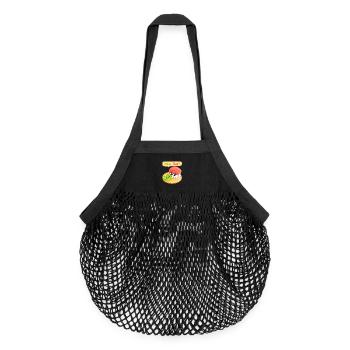 Sushi, Sushi-Fan, Wasabi - Organic Mesh-Einkaufstasche - Schwarz - Vorne