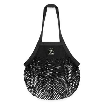 Radicalized By Basic Decency Statement Shirt - Organic Mesh Shopping Bag - black - Front