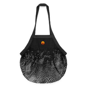 Music Guitar - Organic Mesh Shopping Bag - black - Front