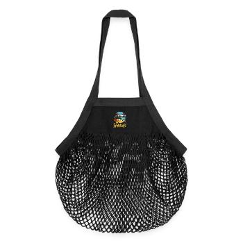 Été de surf à Hawaï - Sac de courses en mesh bio - noir - Devant