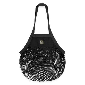 Citation de chasse amusante que j’ai l’intention de chasser - Sac de courses en mesh bio - noir - Devant