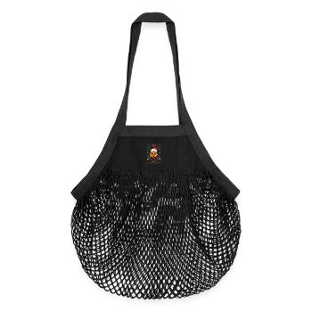 All I Need For Christmas is My Cat Ugly Christmas - Organic Mesh Shopping Bag - black - Front