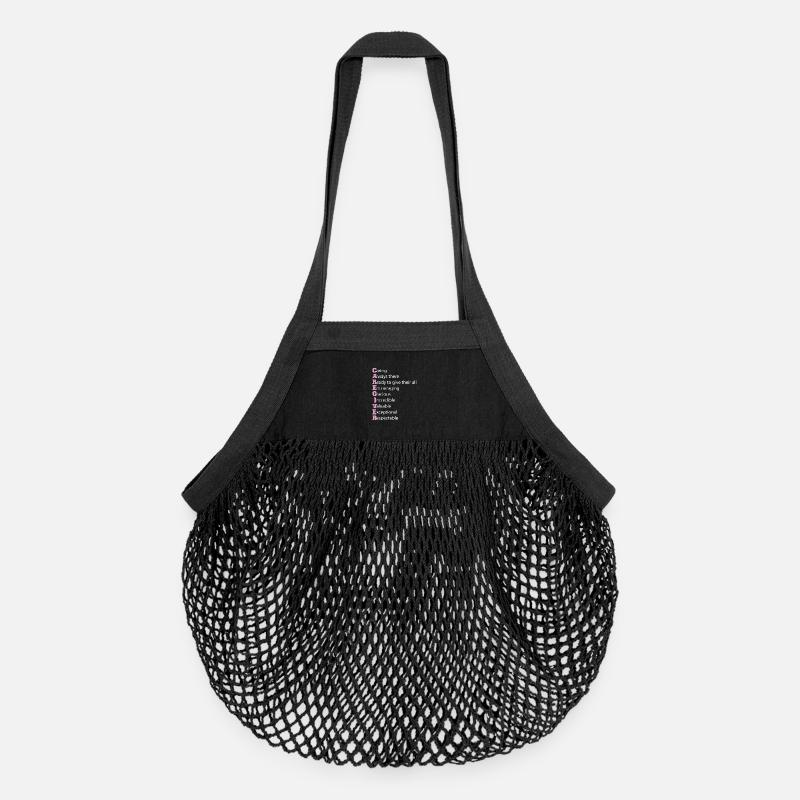 Pflegekraft Definition Altenpflege Pflegekraft - Organic Mesh-Einkaufstasche - Schwarz