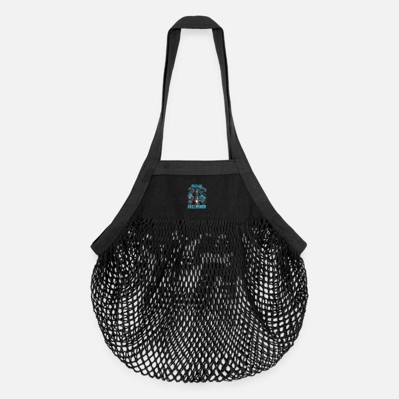 Outlaw Hellrider Motocycliste - Sac de courses en mesh bio - noir