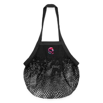 Flamant - Sac de courses en mesh bio - noir - Devant