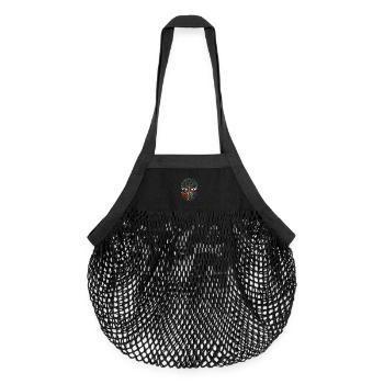 Deeply Rooted Hispanic Heritage Tief Verwurzelt - Organic Mesh Shopping Bag - black - Front