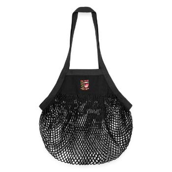 Deaf Deaf Hearing Impairment - Organic Mesh Shopping Bag - black - Front