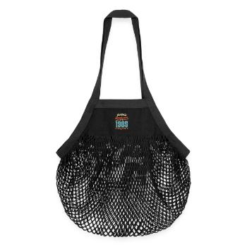 Awesome Since 1985 - Organic Mesh Shopping Bag - black - Front