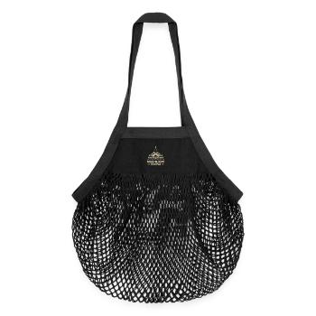 Borobudur Temple - Sac de courses en mesh bio - noir - Devant