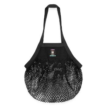 Gambler Queen - Organic Mesh Shopping Bag - black - Front