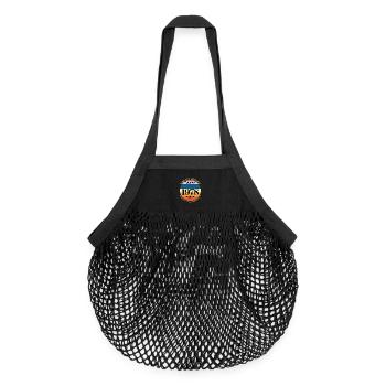 1978 Vintage Geburtstagsgeschenk 78 Geburtstag - Organic Mesh-Einkaufstasche - Schwarz - Vorne