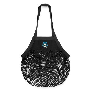 67 Six Seven - Gen Z - Organic Mesh Shopping Bag - black - Front