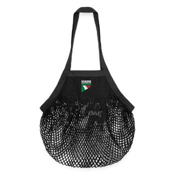 Venedig - Organic Mesh-Einkaufstasche - Schwarz - Vorne