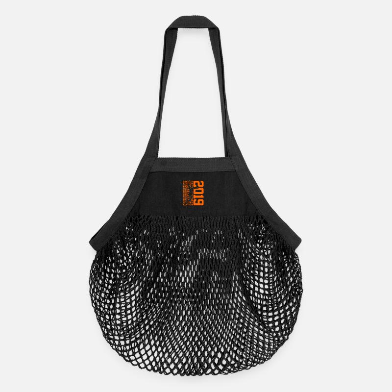 7E ANNIVERSAIRE BASKETBALL 2019 ÉDITION LIMITÉE - Sac de courses en mesh bio - noir