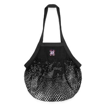 Fille K-Pop Profite de la Fille K-Pop Corée du Sud Coréenne - Sac de courses en mesh bio - noir - Devant