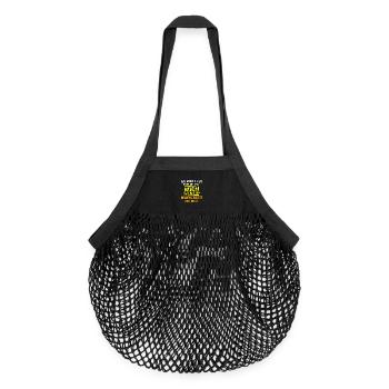 Don Wagenmeister - Sac de courses en mesh bio - noir - Devant