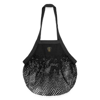 Prepper Überlebenskünstler - Organic Mesh-Einkaufstasche - Schwarz - Vorne