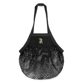 L’ère de l’ara - Sac de courses en mesh bio - noir - Devant