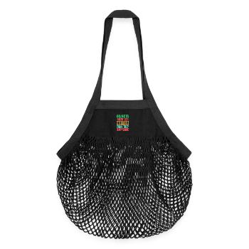 Volunteer Appreciation Crew Volunteer - Organic Mesh Shopping Bag - black - Front