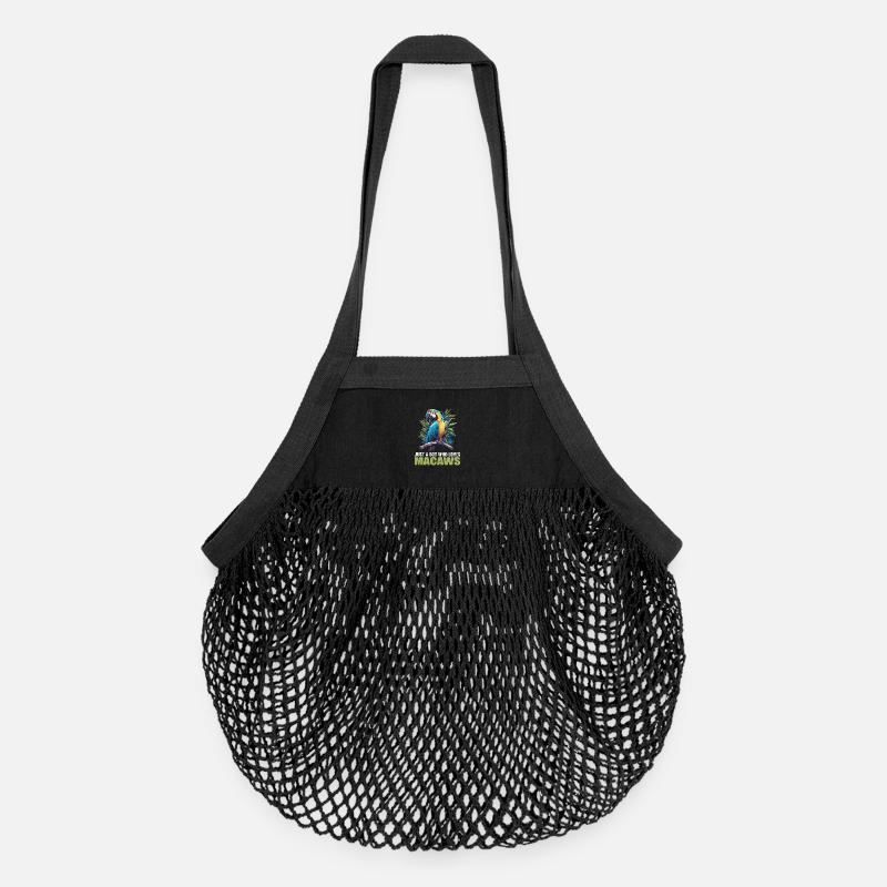 L’ère de l’ara - Sac de courses en mesh bio - noir