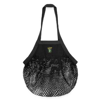 Iced Matcha Club Only Matcha Lover - Organic Mesh-Einkaufstasche - Schwarz - Vorne