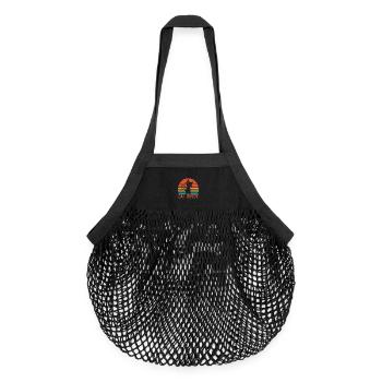Cat Daddy Shirt - Organic Mesh Shopping Bag - black - Front