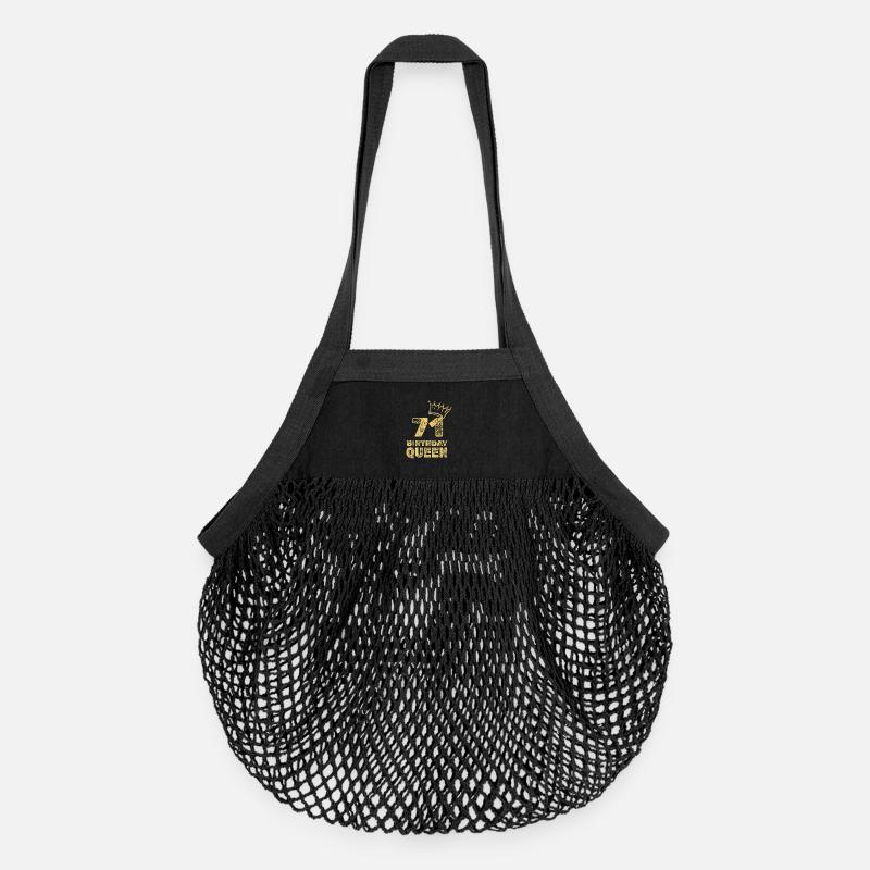 71 - Organic Mesh Shopping Bag - black