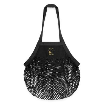 Reste Sauvage, Enfant de la Lune - Sac de courses en mesh bio - noir - Devant