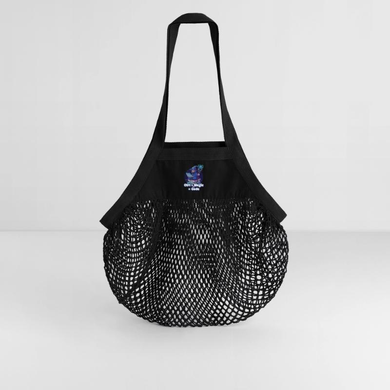 Ctrl Magic Code Wizard Organic Mesh Shopping Bag