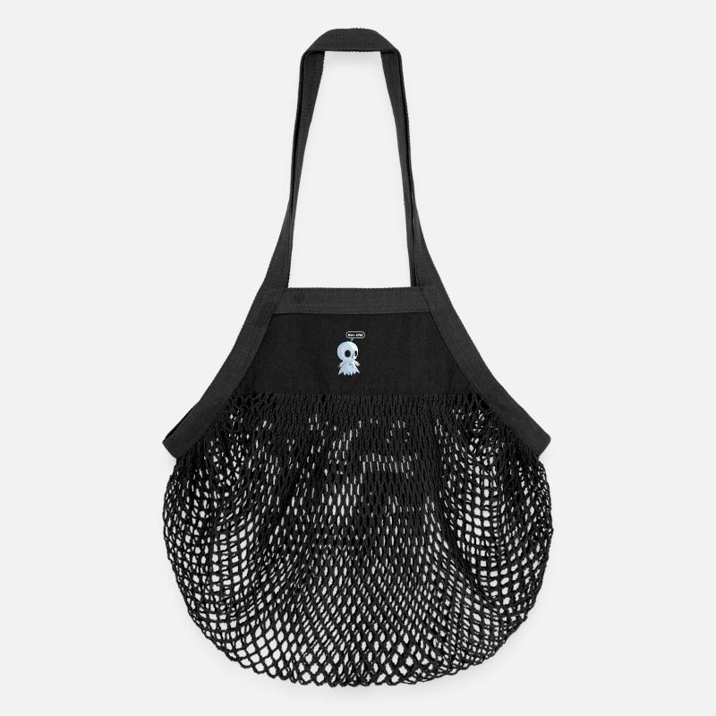 Beute - Organic Mesh-Einkaufstasche - Schwarz