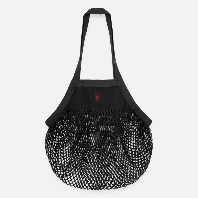 Renégat tatoué - Sac de courses en mesh bio - noir