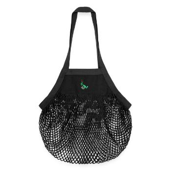 Piercing gratuit - Sac de courses en mesh bio - noir - Devant