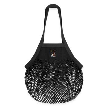 AHOI! Matrose - Organic Mesh-Einkaufstasche - Schwarz - Vorne
