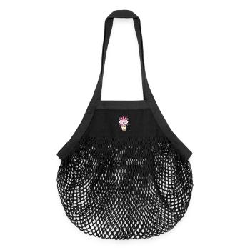 Peaceful Puff C&C - Sac de courses en mesh bio - noir - Devant