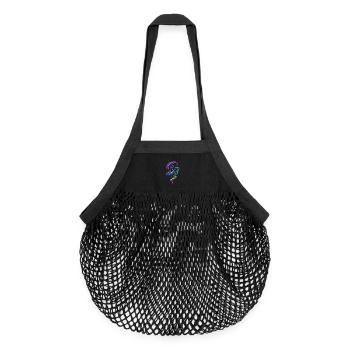 ballerina - Organic Mesh Shopping Bag - black - Front