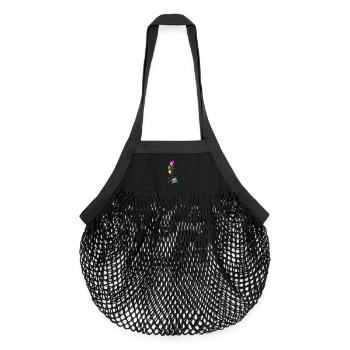 Carnaval Mardi Gras Fool Cap Balloon Carnaval - Sac de courses en mesh bio - noir - Devant