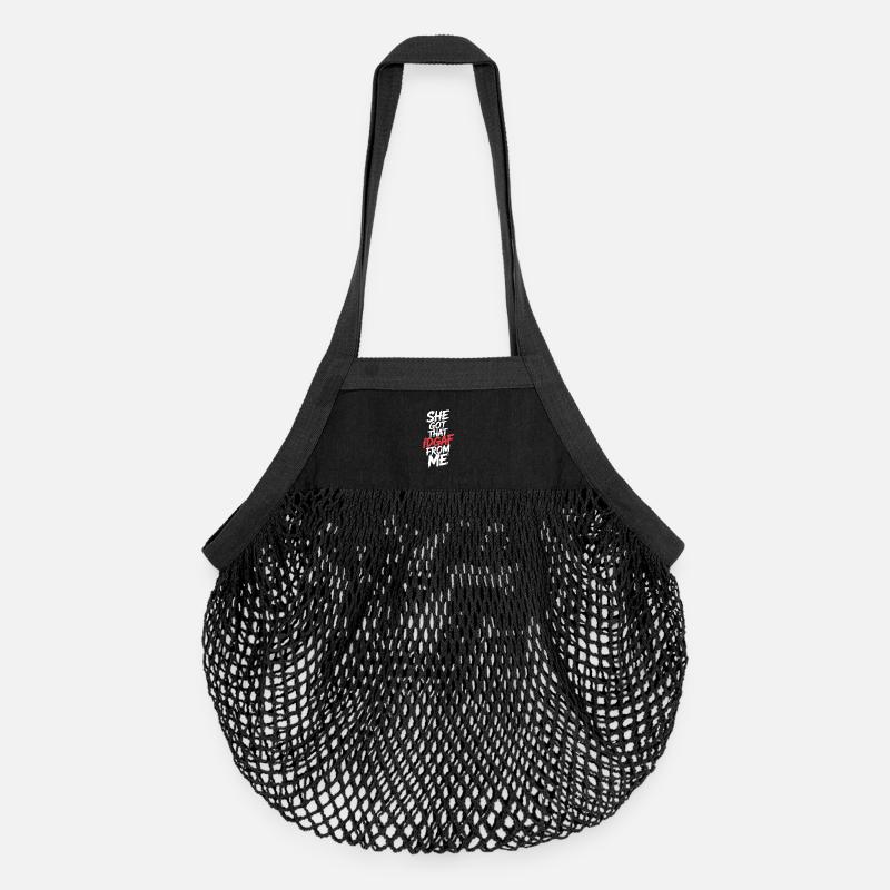 Elle a obtenu cet IDGAF de MOI - Sac de courses en mesh bio - noir