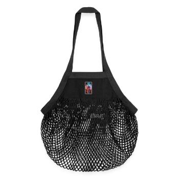Summer Vibes - Sac de courses en mesh bio - noir - Devant