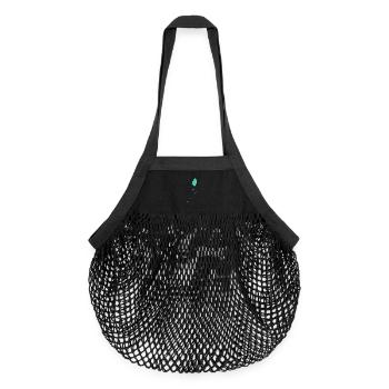 Saint Vincent - Organic Mesh-Einkaufstasche - Schwarz - Vorne