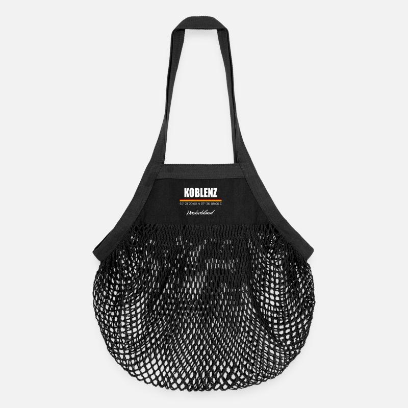 Coblence - Sac de courses en mesh bio - noir