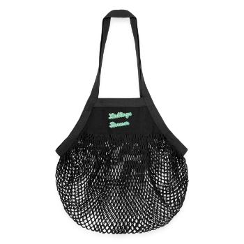 Lieblings Boomer Retro Script - Organic Mesh-Einkaufstasche - Schwarz - Vorne