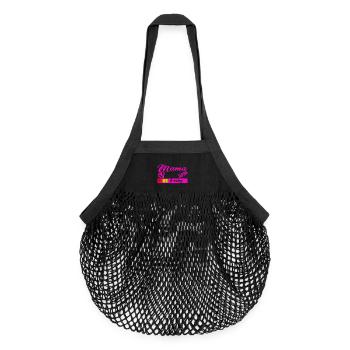 Mama 2026 - Organic Mesh-Einkaufstasche - Schwarz - Vorne