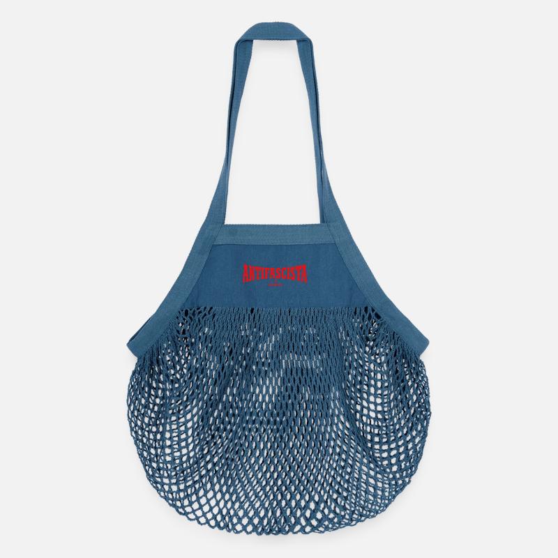 Antifascista Siempre – Antifa Forever - Sac de courses en mesh bio - blue jeans