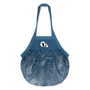 Kaninche Ombre Hand ROCK Musique HARD ROCK Fan - Sac de courses en mesh bio - blue jeans - Devant